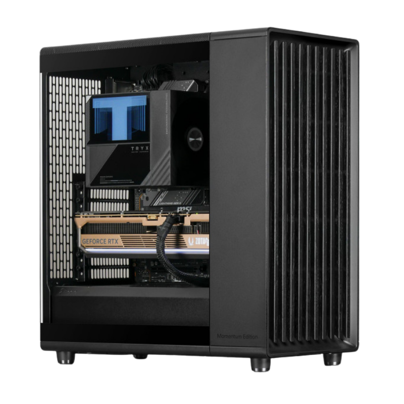 PC Gamer MOMENTUM avec NVIDIA GeForce RTX 5070 Ti 16 Go et AMD Ryzen 7 9800X3D (4.7 GHz / 5.2 GHz) - Tray